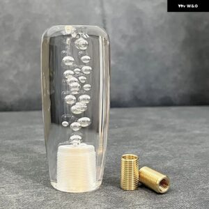 汎用 RGB シフト ノブスティック ライト付き/ライトなし クリスタル マニュアル トランス ミッション バブルギアシ??フター 10CM/15CM/20CM/25CM/30CM - 10cm no light