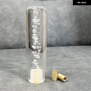 汎用 RGB シフト ノブスティック ライト付き/ライトなし クリスタル マニュアル トランス ミッション バブルギアシ??フター 10CM/15CM/20CM/25CM/30CM - 15cm no light