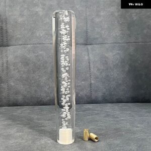 汎用 RGB シフト ノブスティック ライト付き/ライトなし クリスタル マニュアル トランス ミッション バブルギアシ??フター 10CM/15CM/20CM/25CM/30CM - 25cm no light