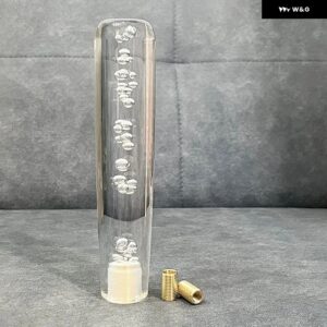 汎用 RGB シフト ノブスティック ライト付き/ライトなし クリスタル マニュアル トランス ミッション バブルギアシ??フター 10CM/15CM/20CM/25CM/30CM - 20cm no light