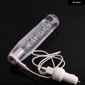 汎用 RGB シフト ノブスティック ライト付き/ライトなし クリスタル マニュアル トランス ミッション バブルギアシ??フター 10CM/15CM/20CM/25CM/30CM - 20cm with RGB light