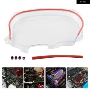 プーリー カバー クリアタイミングベルト 三菱 ランサー EVO IV 96-98 EVO V 98-99 EVO VI 99-01 4G63T