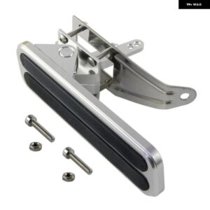 スロットルペダル ビレット ガス フロア マウント ホットロッド ラット シボレー フォード モパー SBC CNC ポリッシュアルミ ノンスリップ 汎用