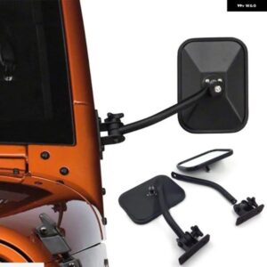 車サイドドアバックミラー 形状レンジレンズ ブラインド スポット 外装 ジープ ラングラー TJ JK 1997-2018カー スタイリング