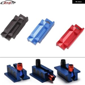 アルミ 合金 ラインセパレーターバイスジョー インサート マグネット付きANフィッティング ブラック RS-EM1043