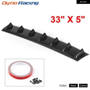 汎用 カーリア バンパー リップ ディフューザー 7フィンシャークフィン スタイル カーバック バンパー スポイラー リップスプリッター カー スタイリング AB