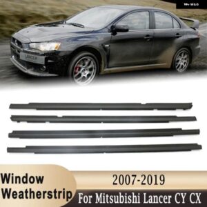 三菱 ランサー CY CX / フォルティス エボ CZ 5727A005 ウィンドウ アウター ウェザーストリップサイドドアガラスラバーベルトモールディング トリム