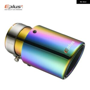 車用 ステンレス 製マフラーチップ 排気 システム 汎用 圧着 マルチカラー デコレーション マフラー マフラー AKRAPOVI