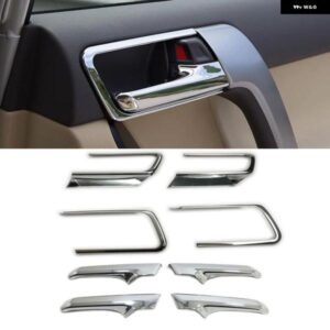 カー スタイリング トヨタ ランドクルーザー プラド FJ 150 2014 2015-2017 ABS クローム インテリア ドアハンドル カバー トリム ステッカー