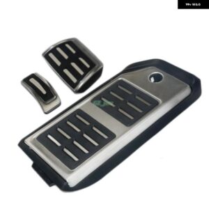 アウディ Q7 SQ7 Q8 2016 -2019 燃料ブレーキ フットレスト ATペダルプレート アクセル ブレーキペダル パッド ステッカー スタイリング カーアクセサリー