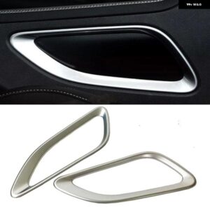 ABSクロームサイドギア ボックス パネル 装飾 フレーム トリム ジャガーF-PACE F PACE X761 2016 2017 2018カーアクセサリー2個