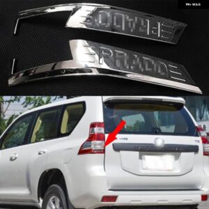 トヨタ ランドクルーザー 150 プラド LC150 FJ150 2014-2017 リアライトストリップ ABS クローム 外装 テールライト 装飾 カバー トリム