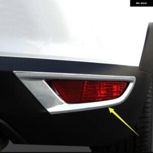 ABSクロームモールディングリア フォグライト カバー ランプ マツダ CX-3 CX3 2016 2017 2018 フォグライト バンパー リフレクター トリム 2個