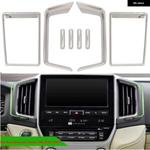トヨタ ランドクルーザー 200 LC200 2016-2018 2019 2020 車内 エアコン 吹き出し口 エアコン コンセント 装飾 フレーム カバー トリム
