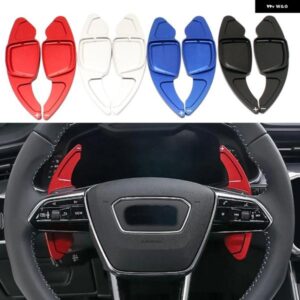 車用 ステアリングホイール パドル シフター 延長 シフト アルミ 合金 2個 アウディ A3 A5 2021 A4 S4 2020-2021 A6 A7 2019 - 21