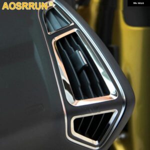 カー スタイリング エアコン 吹き出し口カバー デコレーション トリム フォード フォーカス 3 2012 2013 2014 MK3 セダン ハッチバック アクセサリー