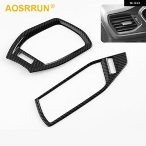 フォード フォーカス 2019 MK4 カーボンフロント排気口カバー カーアクセサリー スタイル