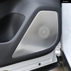 三菱 アウトランダー 2022 2023 2024 車ドア オーディオ スピーカー スピーカー フレーム ホーン 装飾 カバー トリム インテリア アクセサリー