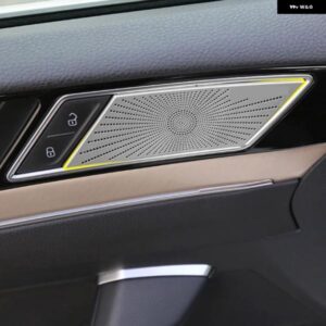 VW フォルクスワーゲン アルテオン 2017 2018 2019 車ドア ラウド スピーカー サウンド クローム スピーカー カバー トリム フレーム ステッカー インテリア