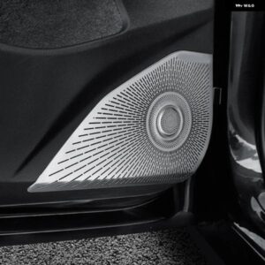 フォルクスワーゲン VW ゴルフ 8 MK8 カー オーディオ スピーカー カバー トリム ドア スピーカー カバー トリム カーアクセサリー インテリア トリム カー