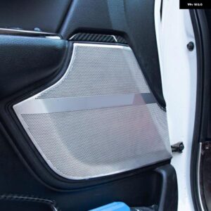 ホンダ CR-V CRV 2017 2018 2019 ステンレス 製 カーゲート ドア スピーカー パッド オーディオ スピーカー カバー トリム フレーム ステッカー