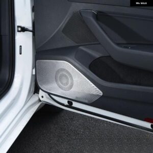 VW フォルクスワーゲン アルテオン 2017 2018 2019 インテリア ステンレス ドア スピーカー サウンド ミュージック オーディオ リング カバー ステッカー