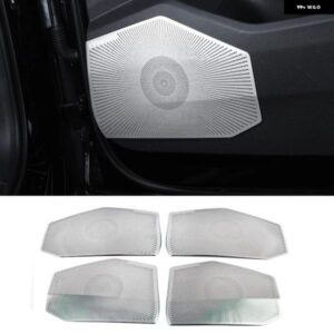 VW フォルクスワーゲン トゥアレグ CR7 2017-2019 車ドア スピーカー サウンド クローム スピーカー カバー トリム フレーム ステッカー インテリア