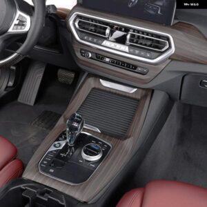 ABS ピーチウッド インテリア モールディング BMW X3 2022 2023 ウィンドウリフトスイッチ ダッシュボード トリム ナビゲーション パネル サイドベント
