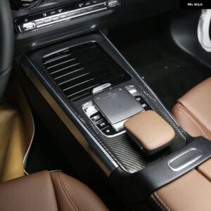 カーボン ギア シフト コントロール パネル 装飾 カバー メルセデス ベンツ B クラス W247 GLB X247 カー スタイリング ステッカー 自動車内装 トリム