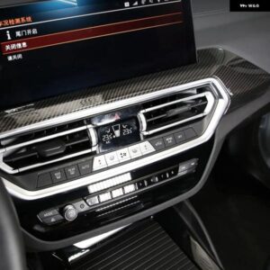 BMW X3 X4 G01 G02 2018-2021 2022 ABS カーボン ピーチ カー セントラ ル コントロール エアコン ベント アウトレット トリム カバー インテリア