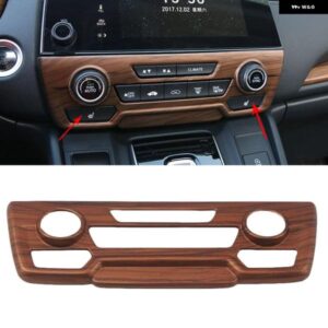 車内 装飾 ピーチウッド ホンダ CRV CR-V 2017 - 20 ピーチウッドグレイン センター コンソール CD パネル カバー トリム