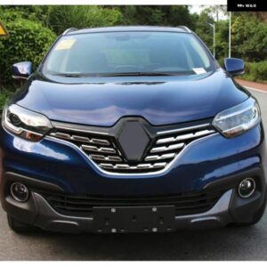 フロントメッシュ グリル カバー トリム ボンネット ガーニッシュモールディングガード プロテクター カー スタイリング ステッカー ルノーカジャー2016 -