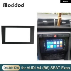 カー ラジオ フェイシア アウディ A4 B6 B7 2002-2006 SEAT EXEO 2009+ ダブル2DIN ステレオ パネル GPS CD DVD ダッシュインストールキット フレーム