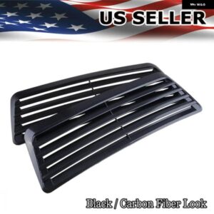 装飾 ボンネット ベントフェンダー車 エンジン ルーバーフード 汎用 エアインテーク アウトレット カバー モールディング トリム パーツカーアクセサリー