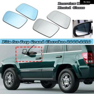 サイドバックミラー ヒーター付きガラスヒーター 曇り止め 霜取り機能付きドアフラットウィングミラー ジープ グランド チェロキー 2005-2010
