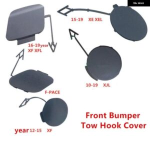 フロント バンパー 牽引フックカバー キャップアイ未塗装色ジャガーXF XFL XJL XE XEL F-PACE
