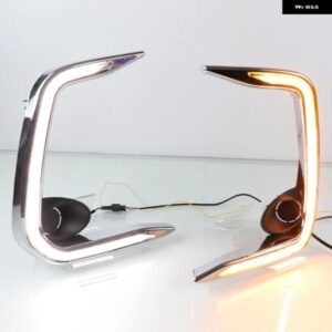 トヨタ カローラ 2019 - 22 ターンイエローシグナル 防水 車用LED DRLランプ LED デイタイム ランニングライト 1ペア