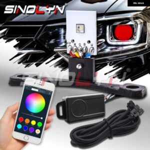 RGB DEVIL DEMON EYES BLUETOOTH対応キット スマートフォンアプリ対応 マルチカラー 2.5 WST/3.0 HELLAプロジェクター ヘッドライト レンズ