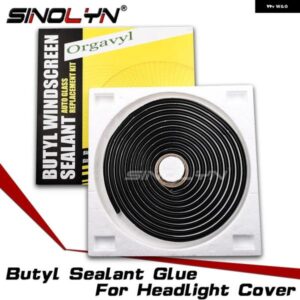 SINOLYN ヘッドライト シーラント ブラックスネーク ブチル スピーカー ウインドスクリーン 接着剤 ゴム接着剤 シーリング 自動車 ヘッドランプ カバー DIY