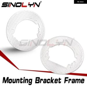 SINOLYN トランジション マウント ブラケット KOITO Q5/HELLA 3R G5 バイ キセノン プロジェクターレンズ ヘッドライト 汎用 フレーム アクセサリー