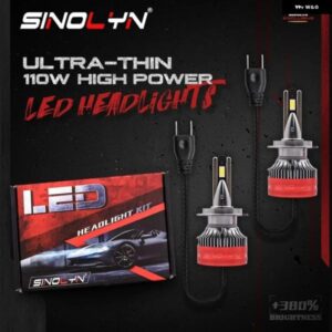 SINOLYN 110W H1 H7 H4 H11 LED 電球 ヘッドライト プロジェクターレンズ フォグレンズ LEDライトダイオード 車用ランプ 40000LM カーアクセサリー