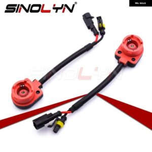 SINOLYN D2S アダプター D2R D2C プラグリレー ホルダー ワイヤー HID キセノン 電球 バラスト コネクタソケット ケーブル カーライトアクセサリー