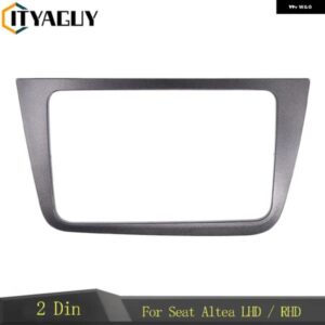 カー ラジオ フェイシア 2DIN フレーム シート ALTEA LHD 左 右ハンドル キット アダプター ステレオ パネル ダッシュ DVD プレーヤー フレーム カバー