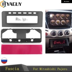 フェイシア 三菱 パジェロ スポーツ トライトン L200 モーニター MID ラジオ DVD ミドル ステレオ パネル ダッシュ マウント 取り付け トリム キット