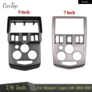 ダブルディンカー ラジオ フレーム ルノー ローガン L90 ダチア 2004-2007 オートDVD パネル ダッシュ マウント キット トリム フェイシア フェイスカバー