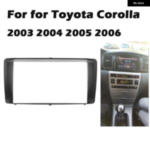 ダブルディン 2DIN フェイシア トヨタ カローラ 03-06 ラジオ CD パネル ステレオ フレーム フェイシア ダッシュ マウント 取り付け トリム キット