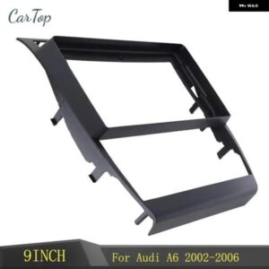 GPS DVDプレーヤー パネル ダッシュ取り付け トリム キット フレーム ベゼル アウディ A6 2002 - 06