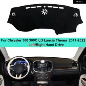 車用 ダッシュボード カバー カーペット ダッシュマット クライスラー 300 300C LD ランチア テーマ 2011-2022 オートサンシェード 紫外線防止ラグ パッド