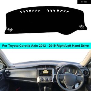 2層式カー ダッシュボード カバー ダッシュマット ダッシュマット カーペットケープ トヨタ カローラ アクシオ 2012 - 2019 RHD LHD サンシェード ダッシュ