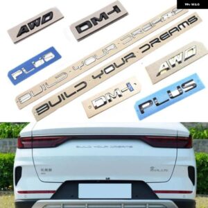 EV DMI SONG PLUS AWD リア トランク デコレーションロゴエンブレムテールゲートネームプレートバッジ ステッカー